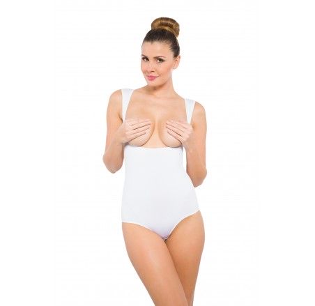Seamless body correcting under the bust Microclima - with silver ions - short