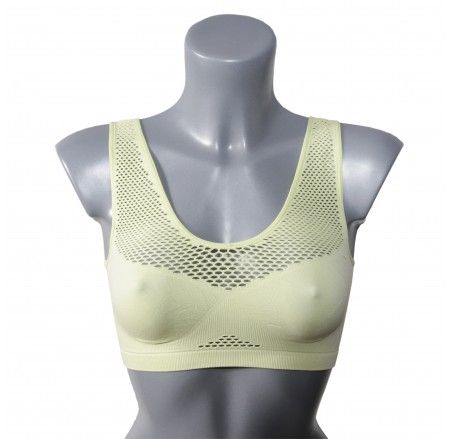 OUTLET Top seamless with mesh, profiled
