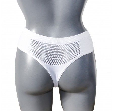 OUTLET Built-in seamless thong with mesh