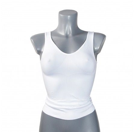 OUTLET T-shirt seamless, profiled under the bust and waist