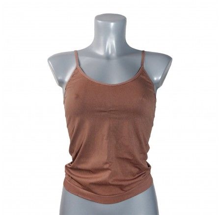 OUTLET T-shirt with narrow shoulder straps, hip length
