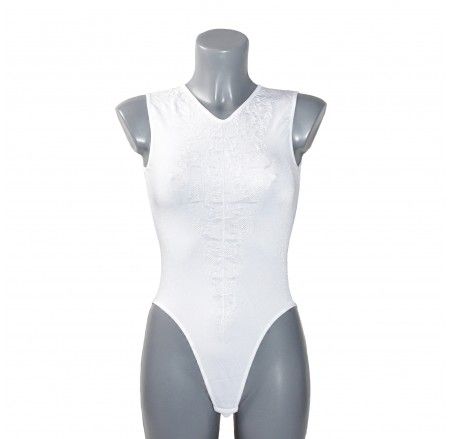 OUTLET Seamless body with a jacquard pattern