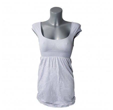 OUTLET Seamless maternity and nursing nightgown with silk