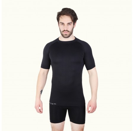 ADVENTURE seamless T-shirt, short sleeves, with silver ions