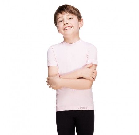 Dziecięca koszulka termoaktywna bezszwowa z krótkim rękawem JUNIOR